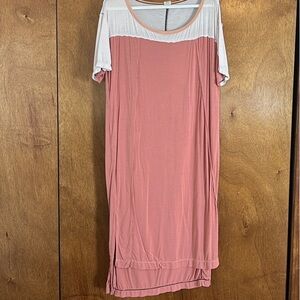 We The Free Peach and Cream Top